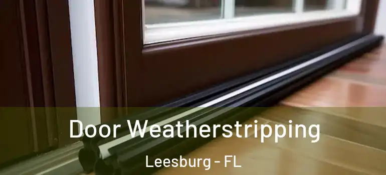  Door Weatherstripping Leesburg - FL