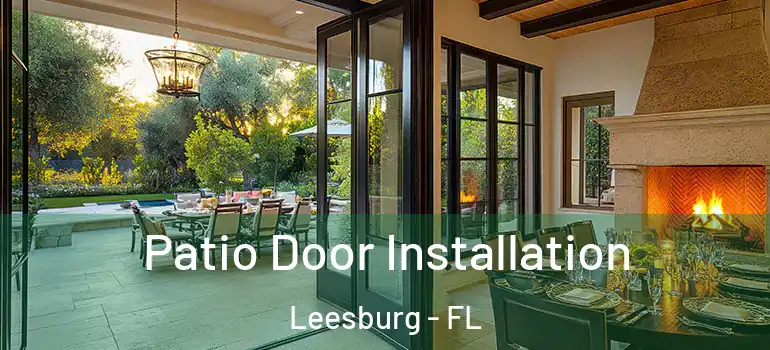  Patio Door Installation Leesburg - FL