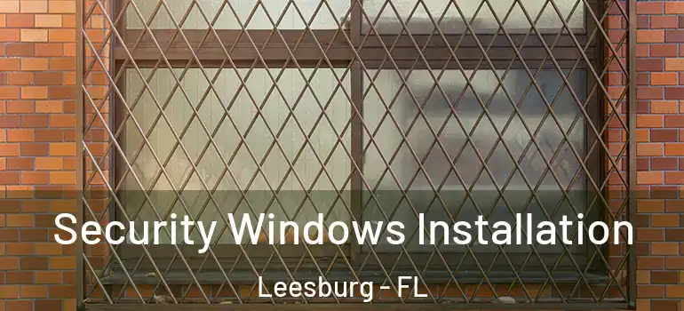  Security Windows Installation Leesburg - FL