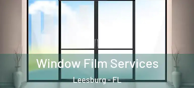  Window Film Services Leesburg - FL